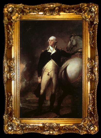 framed  Gilbert Charles Stuart Washington at Dorchester Heights, ta009-2